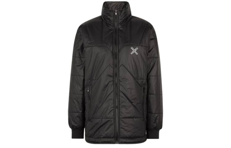 KENZO Down Jackets Women's Black Stand Collar Moderate Other