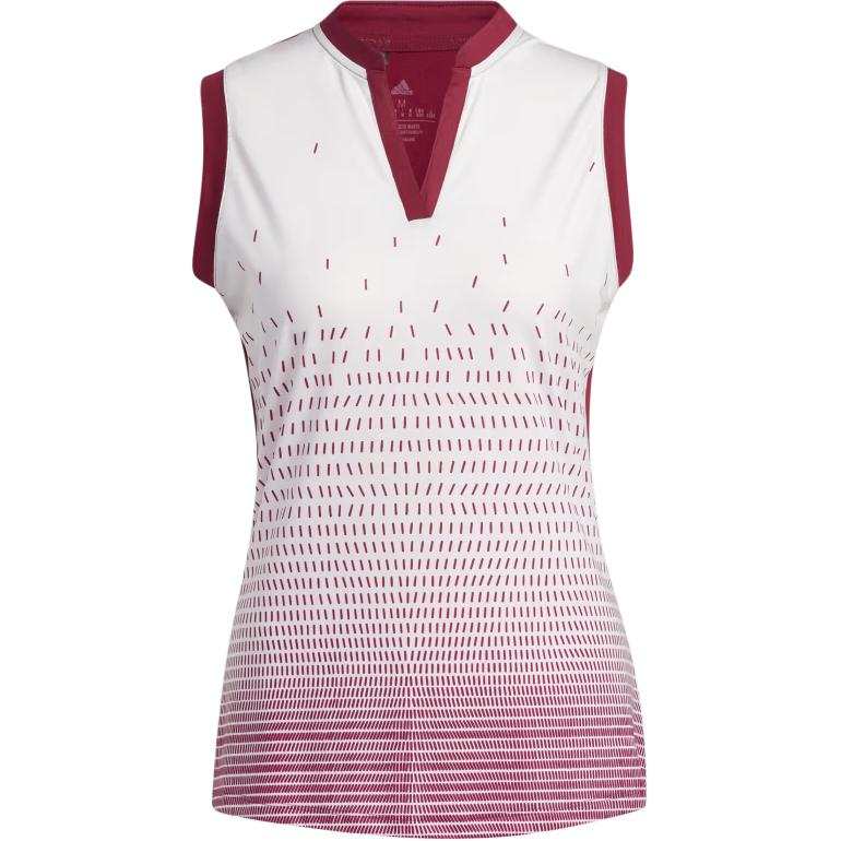 Adidas Adidas Polo Shirts Women's Red V Neck Moderate Straight Fit