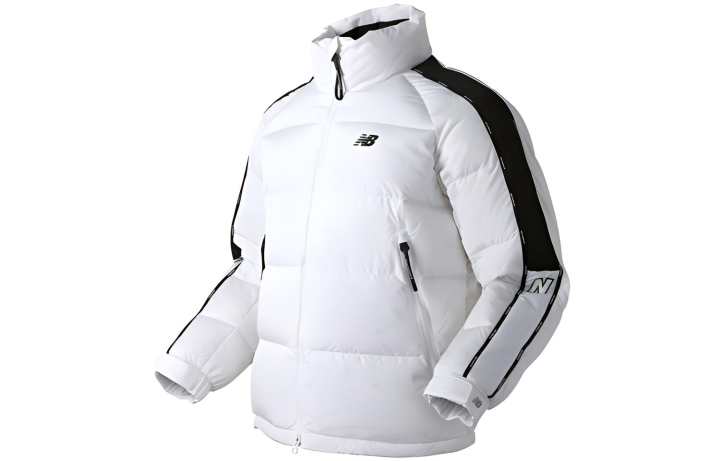 New Balance New Balance Down Jackets Women's White Stand Collar Moderate Other