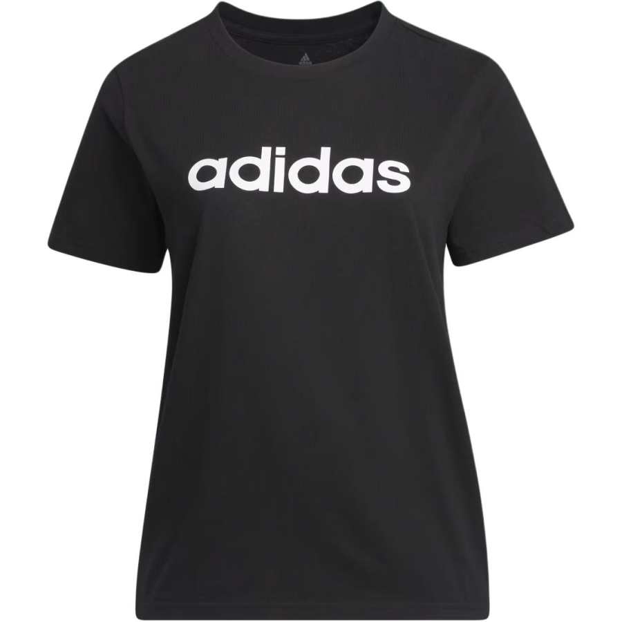 Adidas Adidas T Shirts Women's Black Crew Neck Moderate Straight Fit