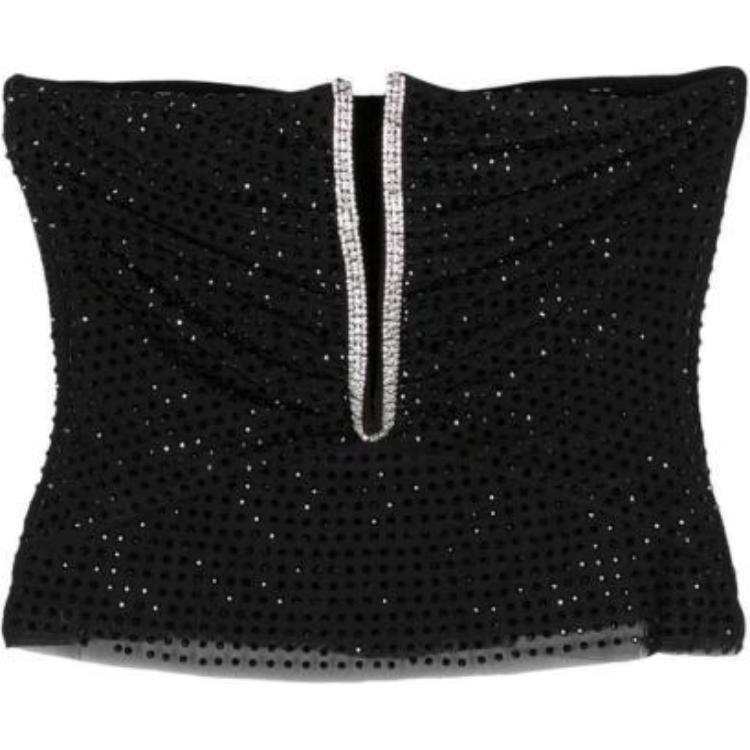 Self-portrait Self portrait Embellished Jersey Top