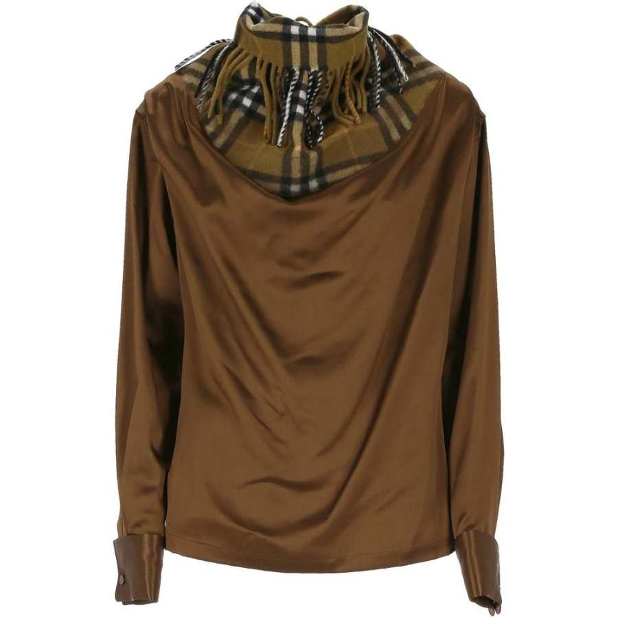 Burberry Fringe Detailed Long-Sleeved Top