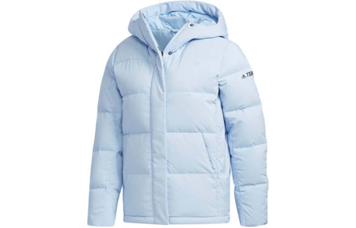 Adidas Adidas Down Jackets Women's Bright Blue Hooded Moderate Other