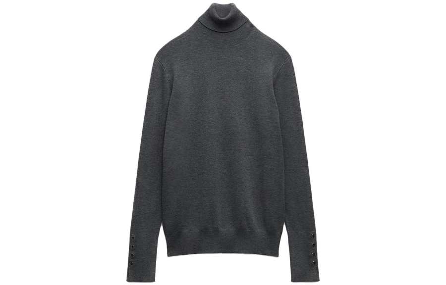 ZARA Knitwear Women's Zebra Print Gray