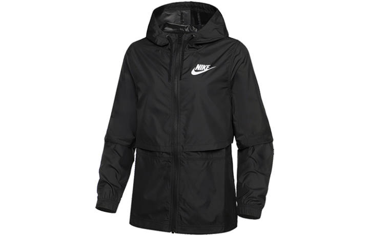 Nike Nike Jackets Women's Black Hooded Moderate Other