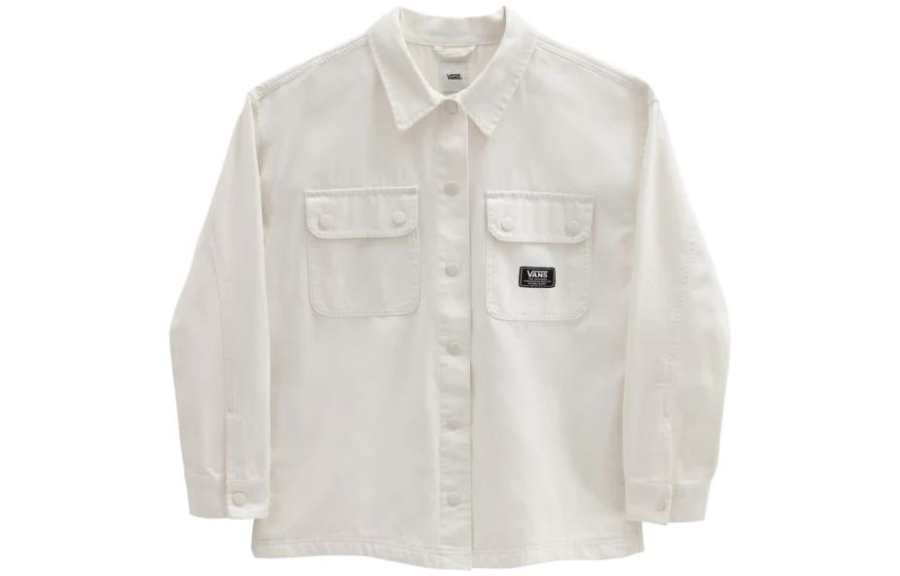 Vans Vans Jackets Women's White Lapel Moderate Other