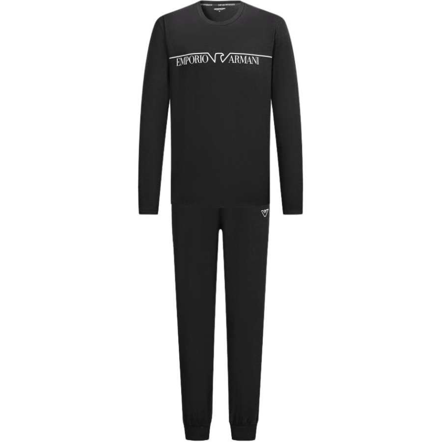 EMPORIO ARMANI FW24 Casual Sportswear Men's Black