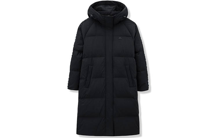 ANTA Life Collection Down Jackets Women's Black Hooded Non Detachable Moderate Other