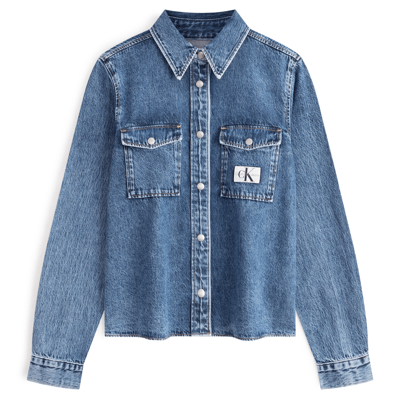 CALVIN KLEIN Shirt Women's Denim Light Blue