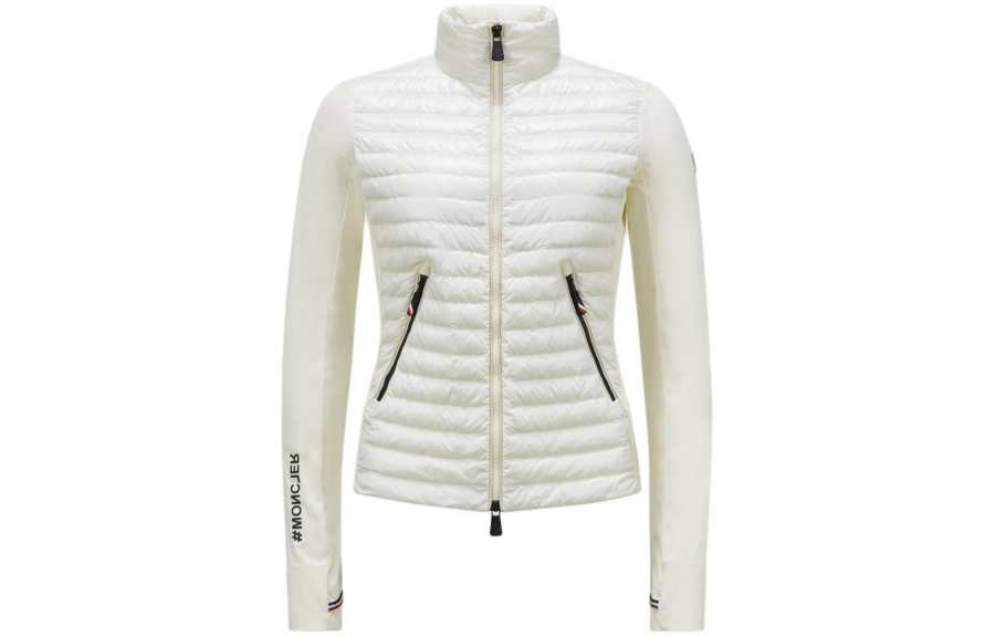 Moncler Grenoble Down Jacket Skiing Season Women's White