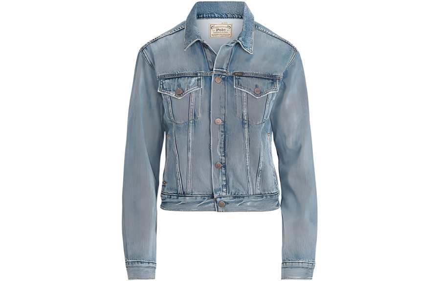Polo Ralph Lauren Polo Bear Jackets & Coats Loose Fit Women's Blue