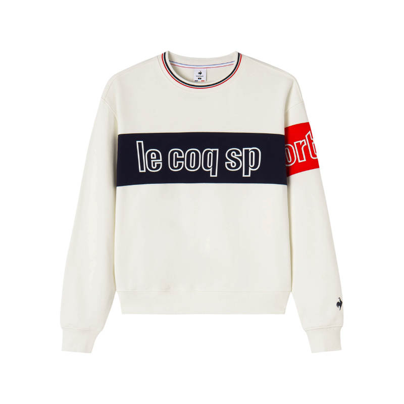 Le Coq Sportif Sweatshirt Women's Ivory White
