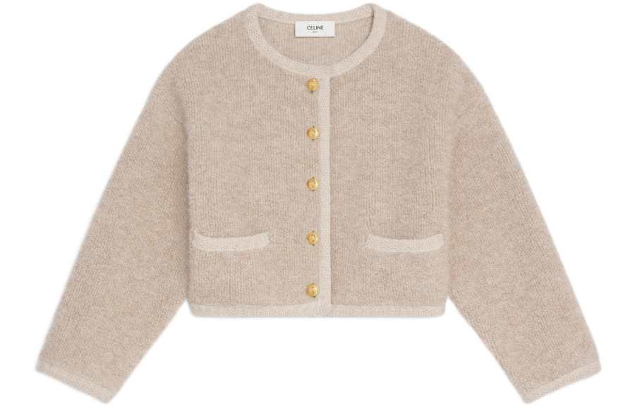 CELINE CELINE Cardigan Jacket In Alpaca Wool