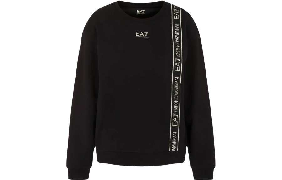 EMPORIO ARMANI EA7 Sweatshirts Women's Crew Neck Moderate Regular