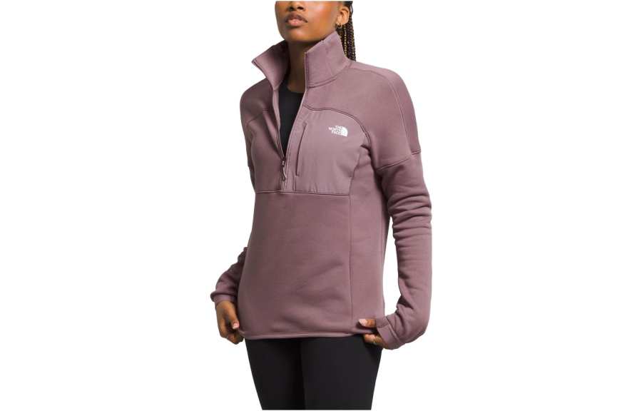 THE NORTH FACE Sweatshirts Women's Boysenberry Stand Collar Moderate Regular