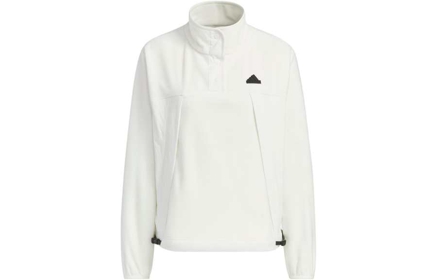 Adidas Adidas City Escape Loose Fit Sweatshirt Jackets & Coats Women's Jade White