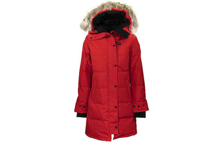 Canada Goose Shelburne Winter Down Jacket Parka Coat Women's Red