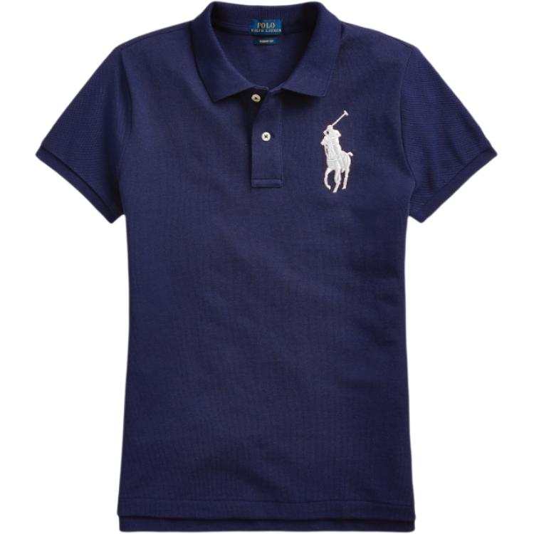 Polo Ralph Lauren Polo Shirt Tight Fit Version Women's Dark Blue