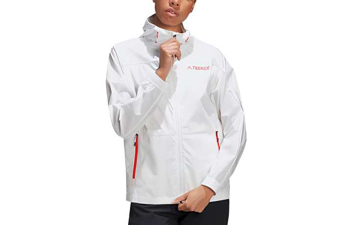 Adidas Adidas Jackets Women's White Hooded Moderate Other