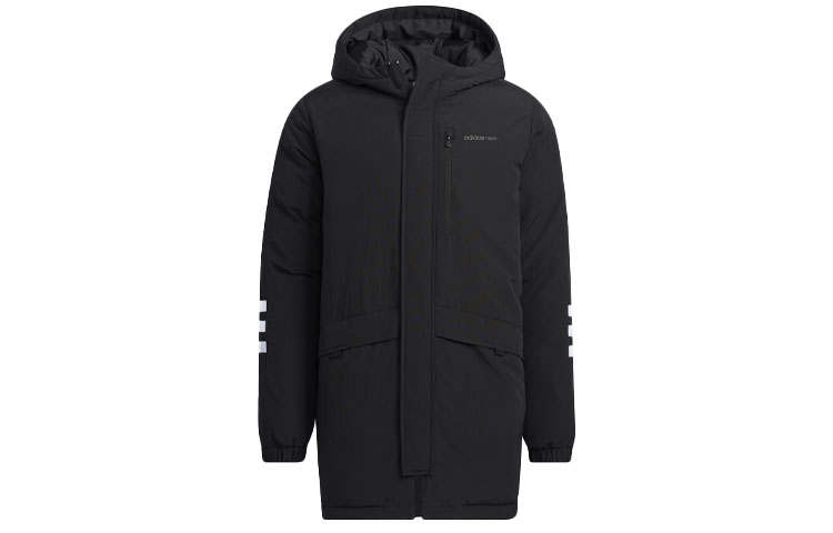 Adidas Adidas Down Jackets Women's Black Hooded Moderate Other