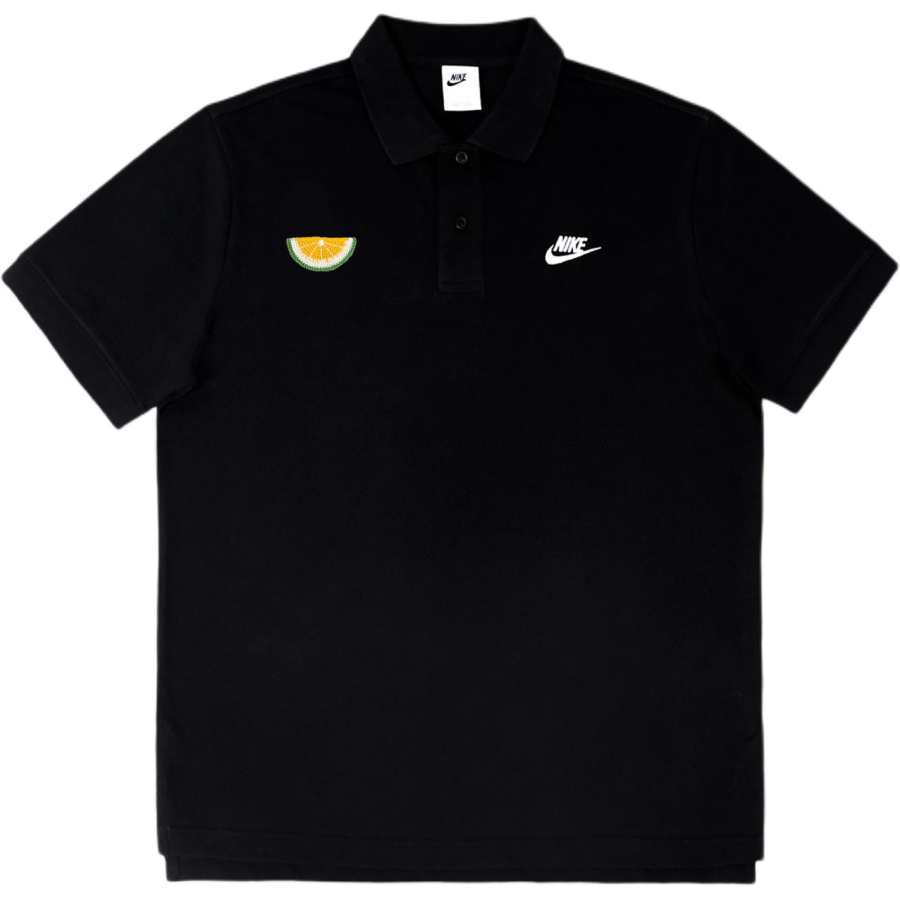 Nike Nike Polo Shirts Men's Black Polo Collar Moderate Straight Fit