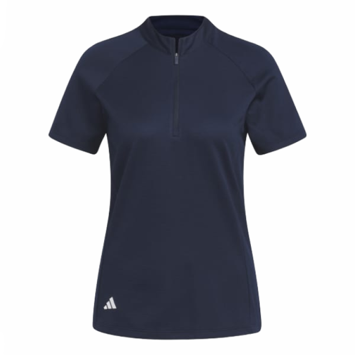 Adidas Adidas TEXTURED GOLF POLO Shirt Women's Blue