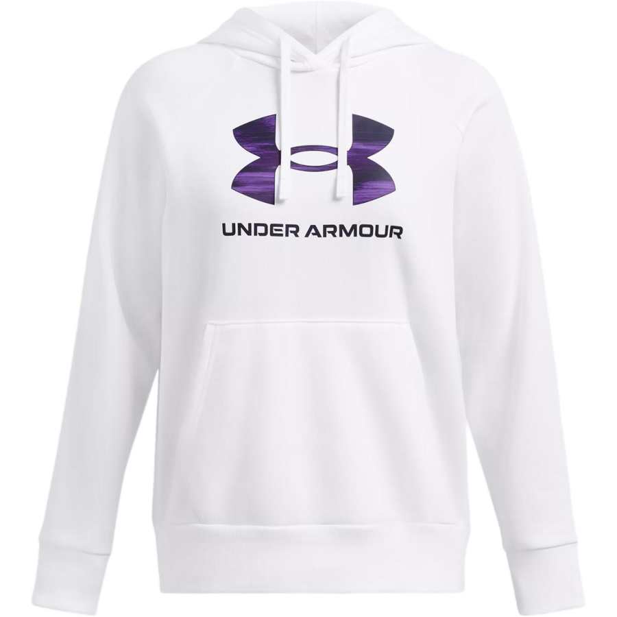 Under Armour Rival FleeceBig Logo Print Fill Sweatshirt Women's White
