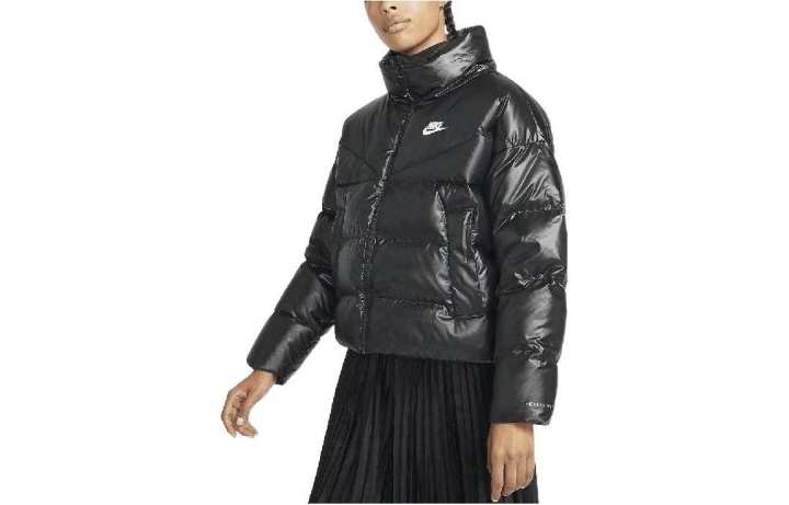 Nike Nike Jackets Women's Black Stand Collar Thickened Other