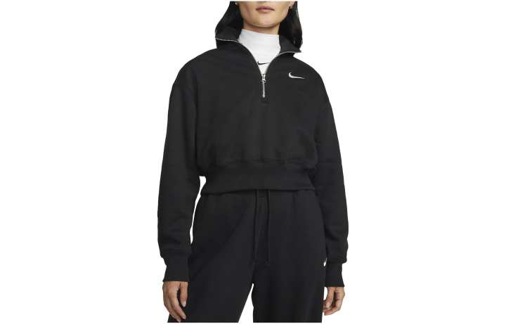 Nike Nike Phoenix Cropped Half-Zipped Sweatshirt