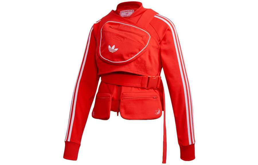 Adidas Originals Trefoil X Jwc Collaboration Jacket Women's Red