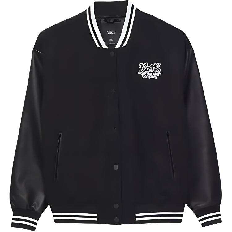 Vans Varsity Club Bomber Jacket Jackets & Coats Women's Black
