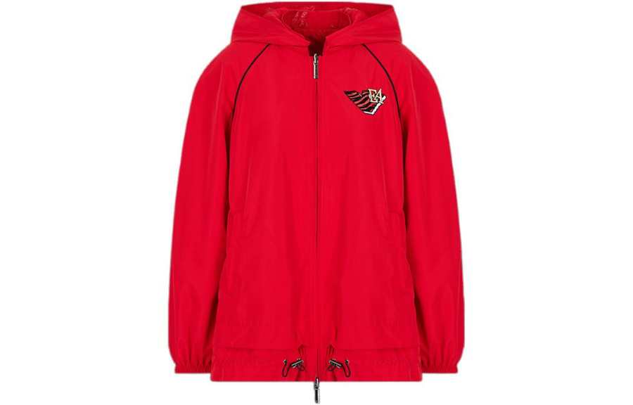 EMPORIO ARMANI Jackets Women's Red Hooded Moderate Other