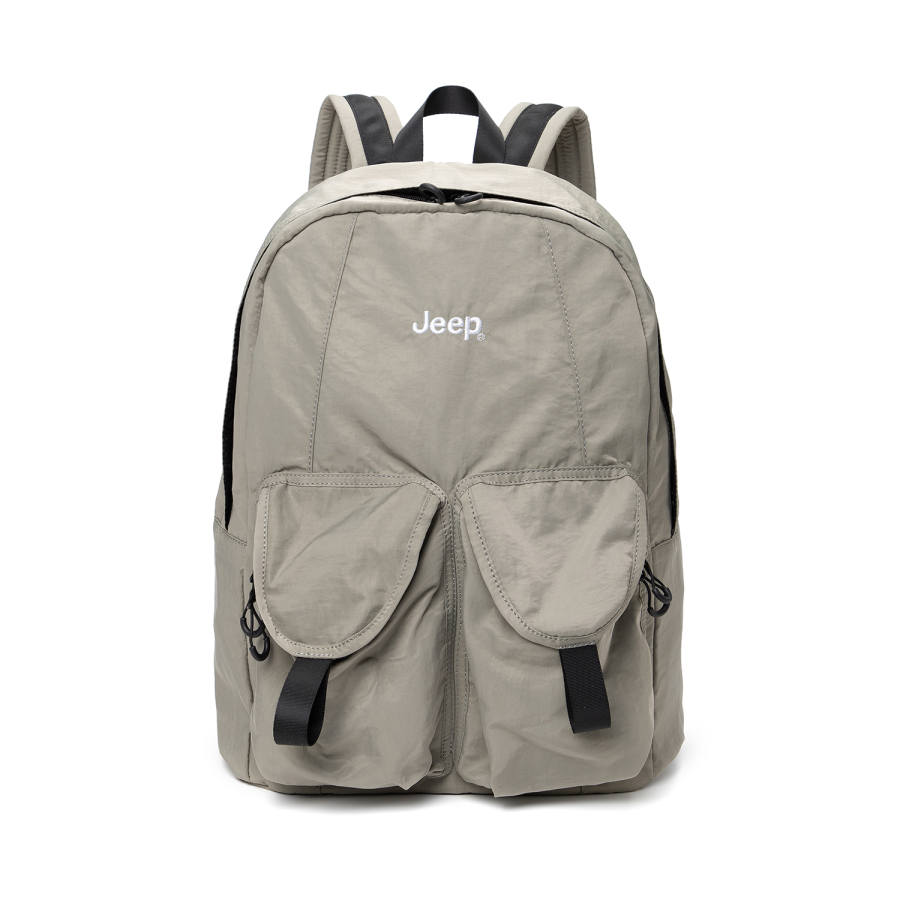Jeep Jeep Nylon Backpack Unisex Khaki