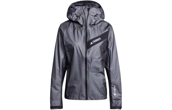 Adidas Adidas Terrex Techrock Light Gore Tex Active Rain Jacket Jackets & Coats Women's Carbon Black