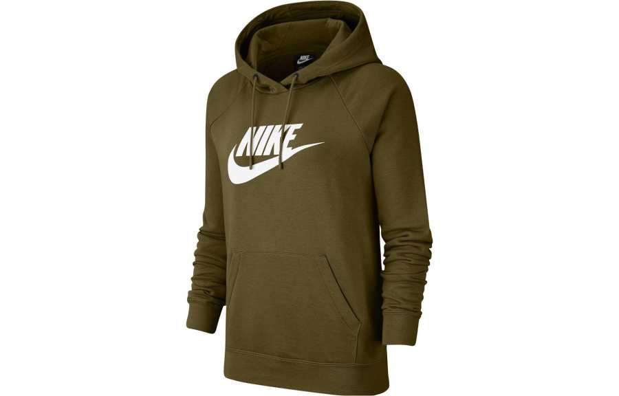 Nike Nike Sweatshirts Women's Green Hooded Moderate Regular