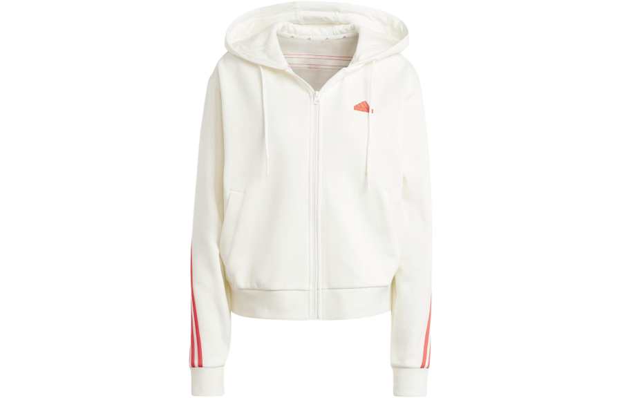 Adidas Adidas Future Icons Full Zip Hoodie Jackets & Coats Women's Jade White