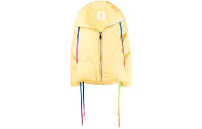 KHRISJOY Down Jackets Women's Yellow Hooded Moderate Other