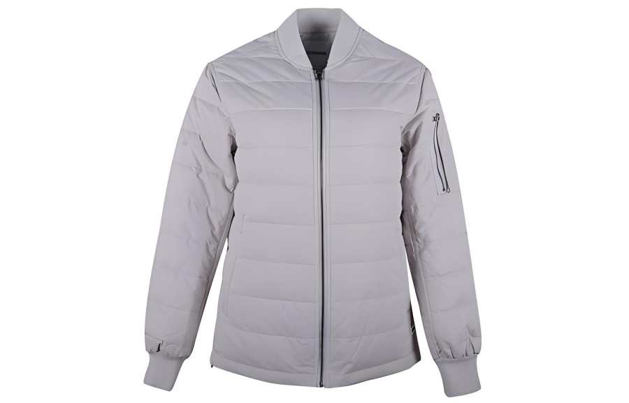Converse Down Jackets Women's Oil Gray Baseball Collar Moderate Other