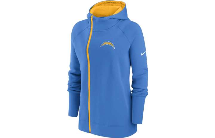 Nike Nike Sweatshirts Women's Blue Hooded Moderate Cardigan