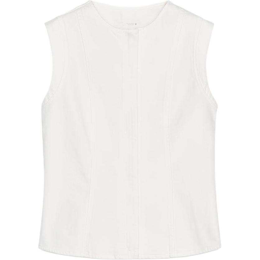 ZARA ZW Shirt Women's Frosted White
