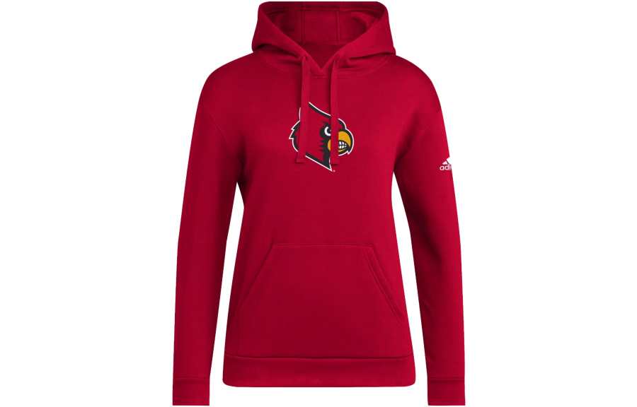 Adidas Adidas Louisville Hoodie Sweatshirt Women's Red