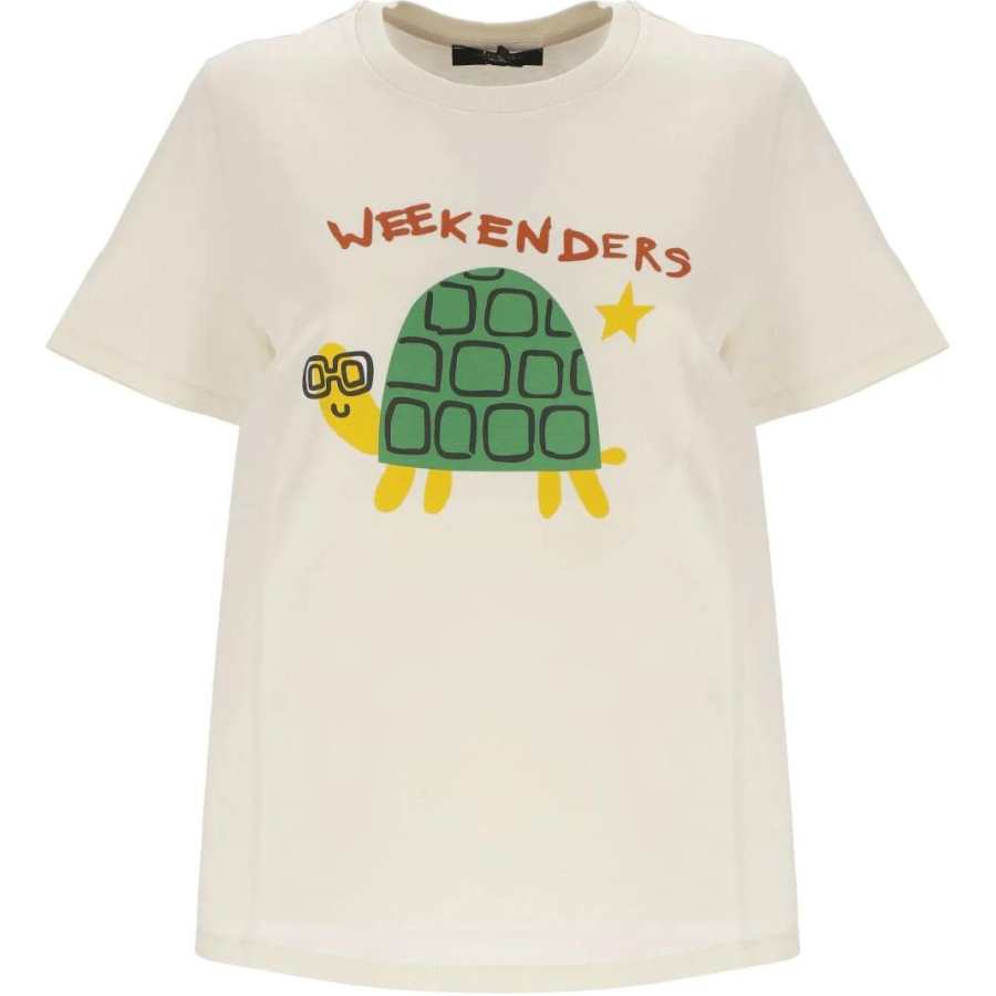 WEEKEND MaxMara WEEKEND MaxMara Graphic Printed Crewneck T-Shirt