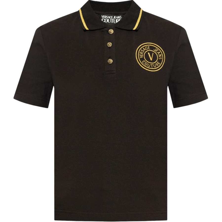 VERSACE JEANS COUTURE Logo Polo Top