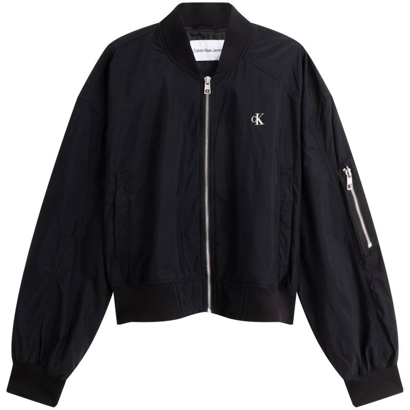 Calvin Klein Jackets Women's Baseball Collar Moderate Pilot