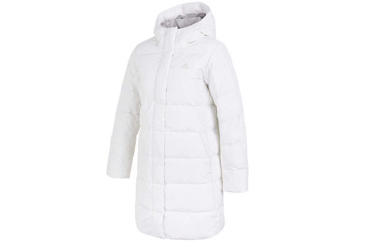 Adidas Adidas Down Jackets Women's White Hooded Moderate Other