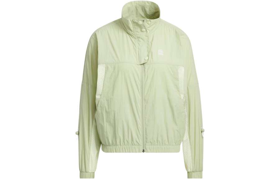 Adidas Neo Jackets Women's Green Stand Collar Moderate Other