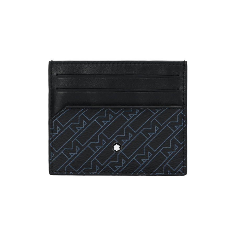 MONTBLANC M_Gram 4810 PVC Card Holder Men's Blue/Black