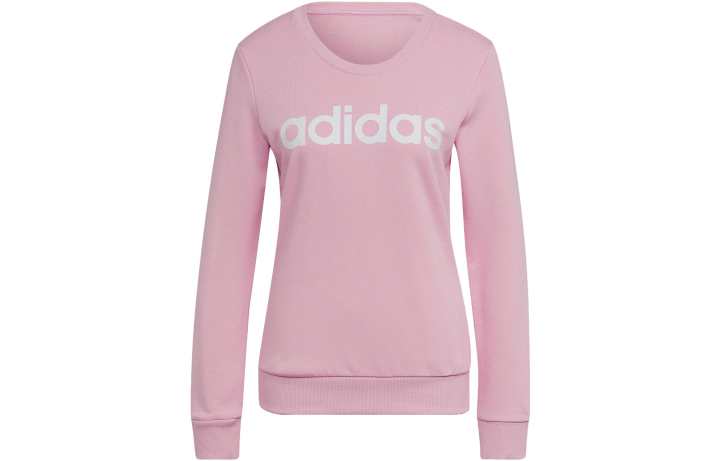 Adidas Adidas Essential Sweatshirts Women's Pink Crew Neck Moderate Regular