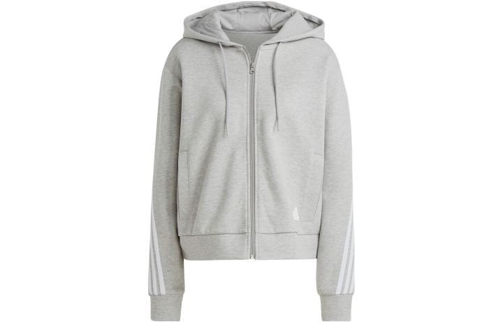 Adidas Adidas Sweatshirts Women's Gray Hooded Moderate Regular