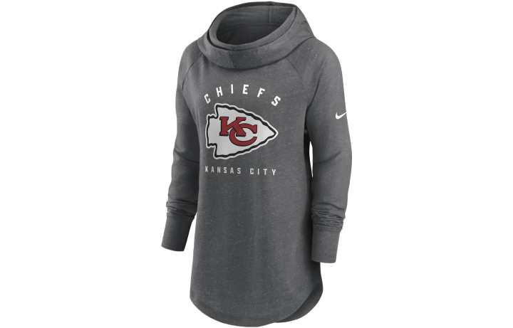 Nike Nike Sweatshirts Women's Gray Hooded Moderate Regular